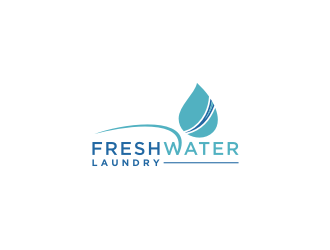 Freshwater Laundry logo design by bricton