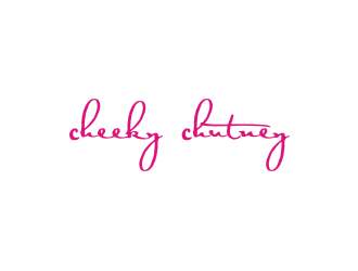 cheeky chutney  logo design by rief