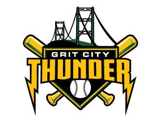 Grit City Thunder logo design by daywalker