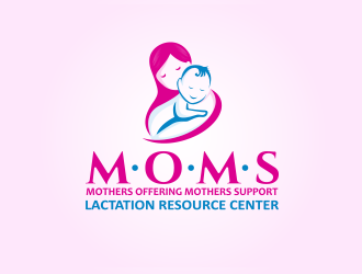 MOMS Lactation Resource Center logo design by schiena