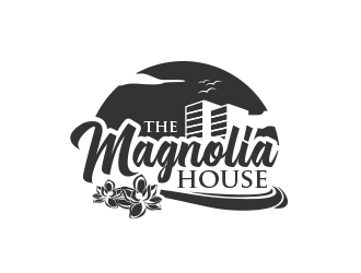 The Magnolia House logo design by MarkindDesign