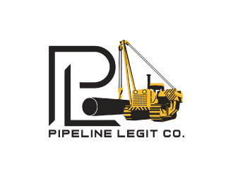 Pipeline Legit Co. logo design by nona