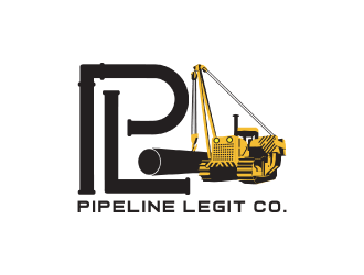 Pipeline Legit Co. logo design by nona