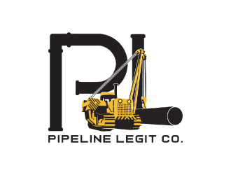 Pipeline Legit Co. logo design by nona