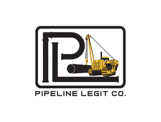 Pipeline Legit Co. logo design by nona