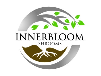 Innerbloom Shrooms/ gourmet & medicinal mushrooms  logo design by jetzu