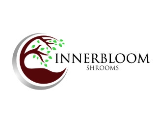 Innerbloom Shrooms/ gourmet & medicinal mushrooms  logo design by jetzu