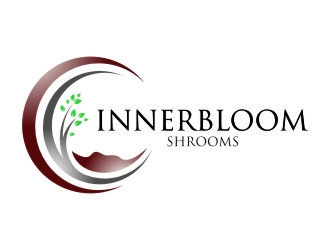 Innerbloom Shrooms/ gourmet & medicinal mushrooms  logo design by jetzu
