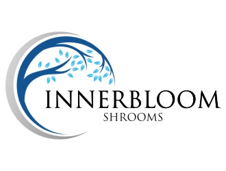 Innerbloom Shrooms/ gourmet & medicinal mushrooms  logo design by jetzu