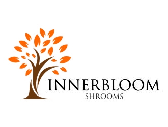 Innerbloom Shrooms/ gourmet & medicinal mushrooms  logo design by jetzu
