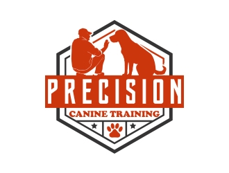 Precision Canine Training logo design by fawadyk