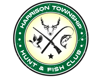 Harrison Township Hunt & Fish club logo design by schiena