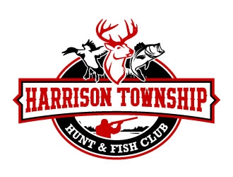 Harrison Township Hunt & Fish club logo design by daywalker