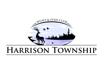 Harrison Township Hunt & Fish club logo design by naldart