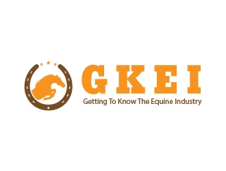 Getting To Know The Equine Industry (GKEI) logo design by createdesigns