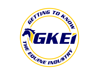 Getting To Know The Equine Industry (GKEI) logo design by done