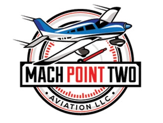 Mach Point Two Aviation LLC logo design by shere