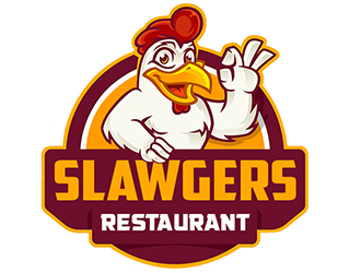 SLAWGERS New American Restaurant logo design by Optimus