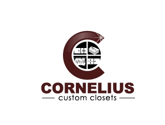 Cornelius Custom Closets logo design by art-design