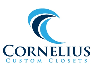 Cornelius Custom Closets logo design by ElonStark