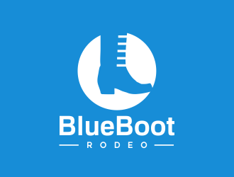 Blue Boot Rodeo logo design by AisRafa