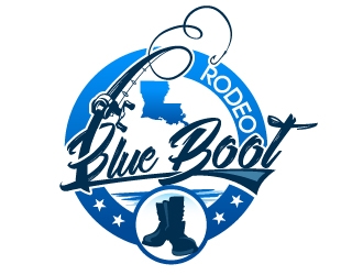Blue Boot Rodeo logo design by Suvendu