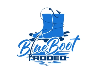 Blue Boot Rodeo logo design by DreamLogoDesign