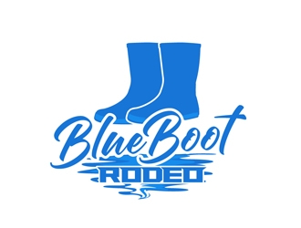 Blue Boot Rodeo logo design by DreamLogoDesign
