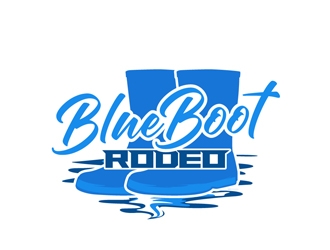 Blue Boot Rodeo logo design by DreamLogoDesign