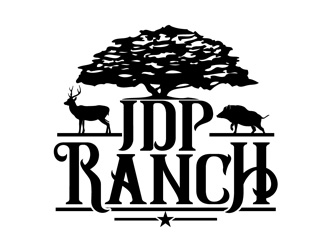 JDP Ranch logo design by DreamLogoDesign