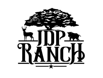 JDP Ranch logo design by DreamLogoDesign