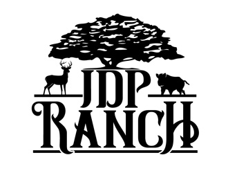 JDP Ranch logo design by DreamLogoDesign