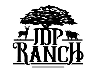 JDP Ranch logo design by DreamLogoDesign