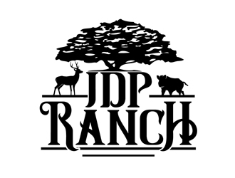 JDP Ranch logo design by DreamLogoDesign
