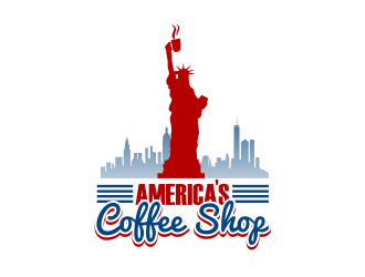 Americas Coffee Shop logo design by serprimero