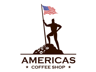 Americas Coffee Shop logo design by logolady
