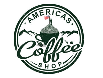 Americas Coffee Shop logo design by shere