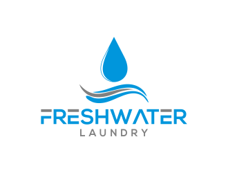 Freshwater Laundry logo design by MUNAROH