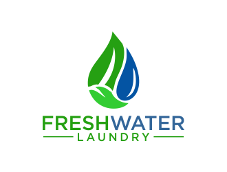 Freshwater Laundry logo design by akhi
