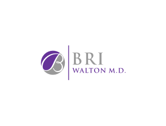 Bri Walton M.D. logo design by bricton
