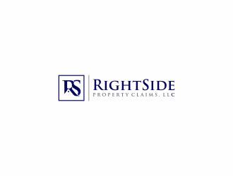 RightSide Property Claims, LLC logo design by haidar