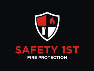 SAFETY 1ST FIRE PROTECTION logo design by Franky.