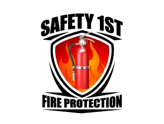 SAFETY 1ST FIRE PROTECTION logo design by Kanenas