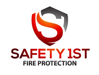 SAFETY 1ST FIRE PROTECTION logo design by Kanenas