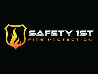 SAFETY 1ST FIRE PROTECTION logo design by Suvendu