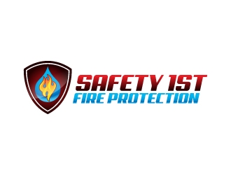 SAFETY 1ST FIRE PROTECTION logo design by Suvendu