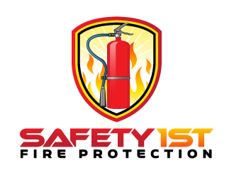 SAFETY 1ST FIRE PROTECTION logo design by scriotx