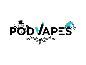 PodVapes logo design by dibyo