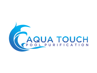 Aqua Touch Pool Purification logo design by oke2angconcept
