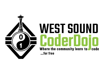 West Sound CoderDojo  logo design by Cyds